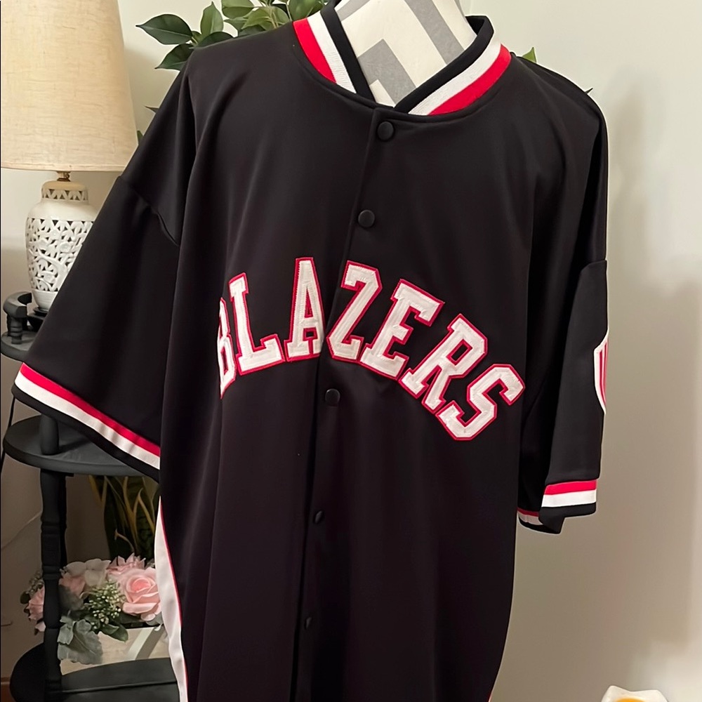 Black Blazers Baseball Jersey